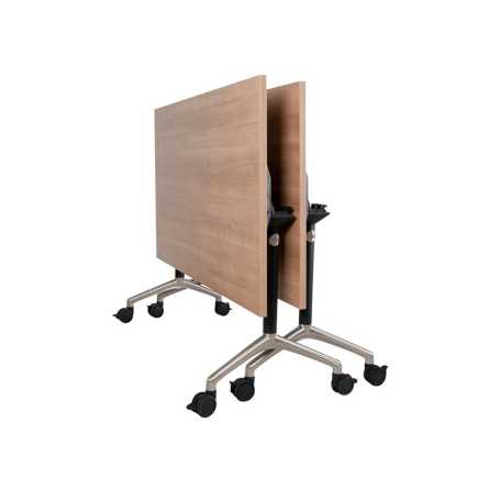 Metric Delux Modern Mobile Tilt Top Meeting Conference Tables