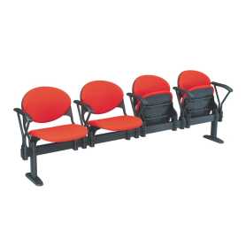 Prima Upholstered Beam Seating with Tip Up Seats