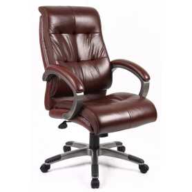 Catania Managers Leather Faced High Back Chair