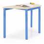 Trapezoidal Classroom Table with Coloured Legs