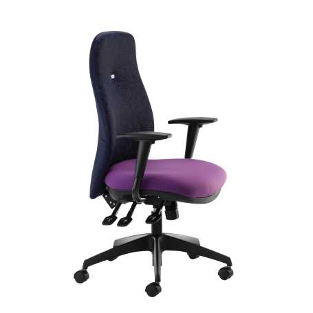 IF81 inflexion Full sculpted back operators chair