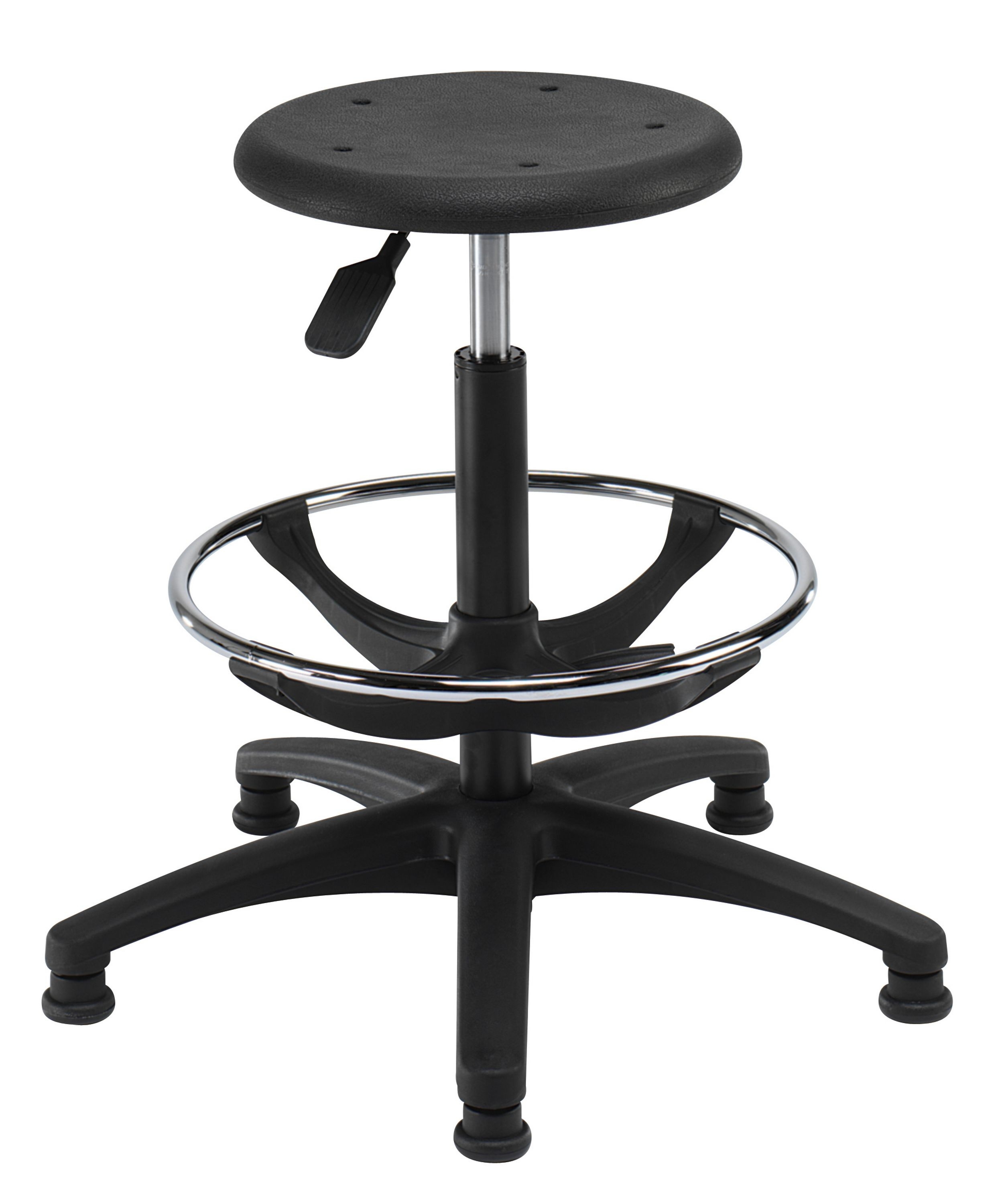 High Industrial Stool With Foot Support Mike O Dwyer Office Furniture