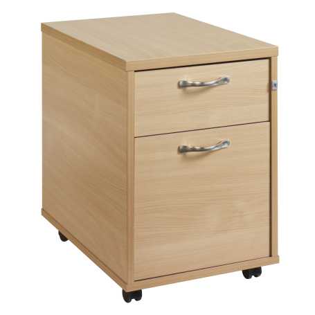 Universal 2 or 3 Drawer Mobile Under Desk Pedestal