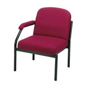 R4R Round tubular framed reception seat with padded Right arm