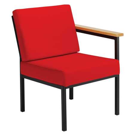 Saltford Heavy Duty Reception Chair with Left Arm