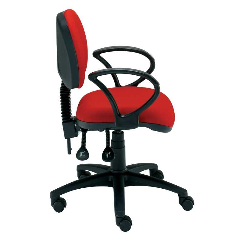 Student Medium Back Gas Lift Swivel Chair with Non ...