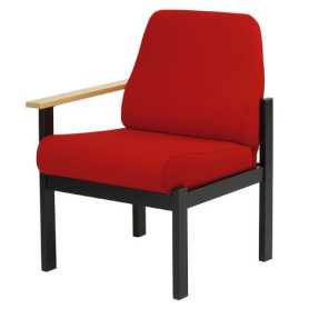 C55R Low reception chair with Right arm