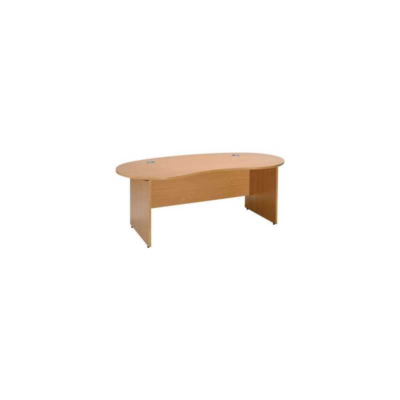 Kidney Shaped Desk With Fully Welded Frame For Added Strength