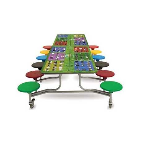 Mobile Folding Table with Smart Top