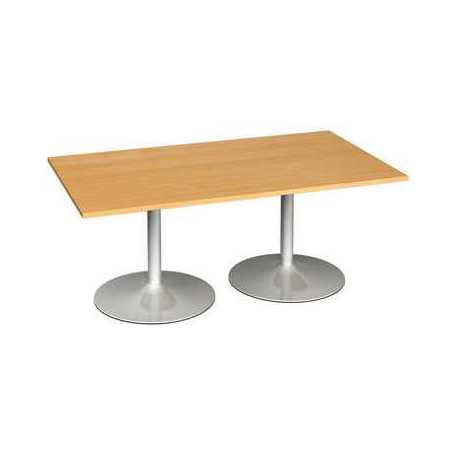Column Base Rectangular Boardroom Table