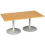 Column Base Rectangular Boardroom Table