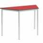 Trapezoidal Classroom Tables, Fully Welded Frame