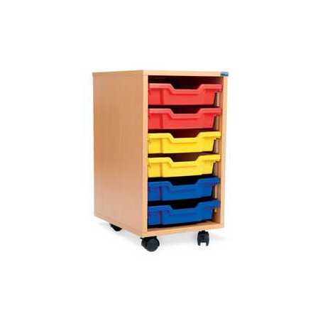 Single Bay Classroom Storage Unit 6 Trays