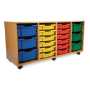 4 Bay Classroom Storage Unit 24  Trays