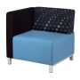 PN1AR Single seat modular reception chair with Right arm