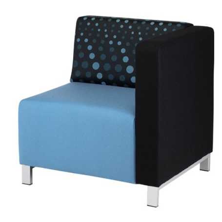 PN1AL Single seat modular reception seat with Left arm