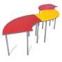 Curved Shaped Classroom Tables