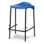 ASL Low Back Plastic Top Stools