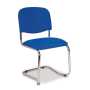 E3 versatile cantilever chair with large rounded back