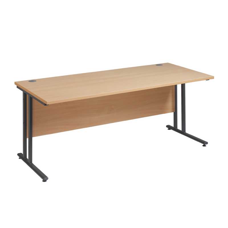 Maestro 25 Straight Desks, 600mm or 800mm deep Desks