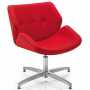 Serenity Chrome Four Star Base Swivel Chair