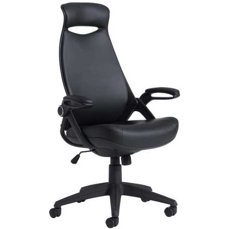 Tuscan High Back Managers Chair Leather Faced