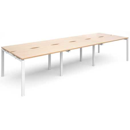 Adapt Triple Back to Back Bench Desks