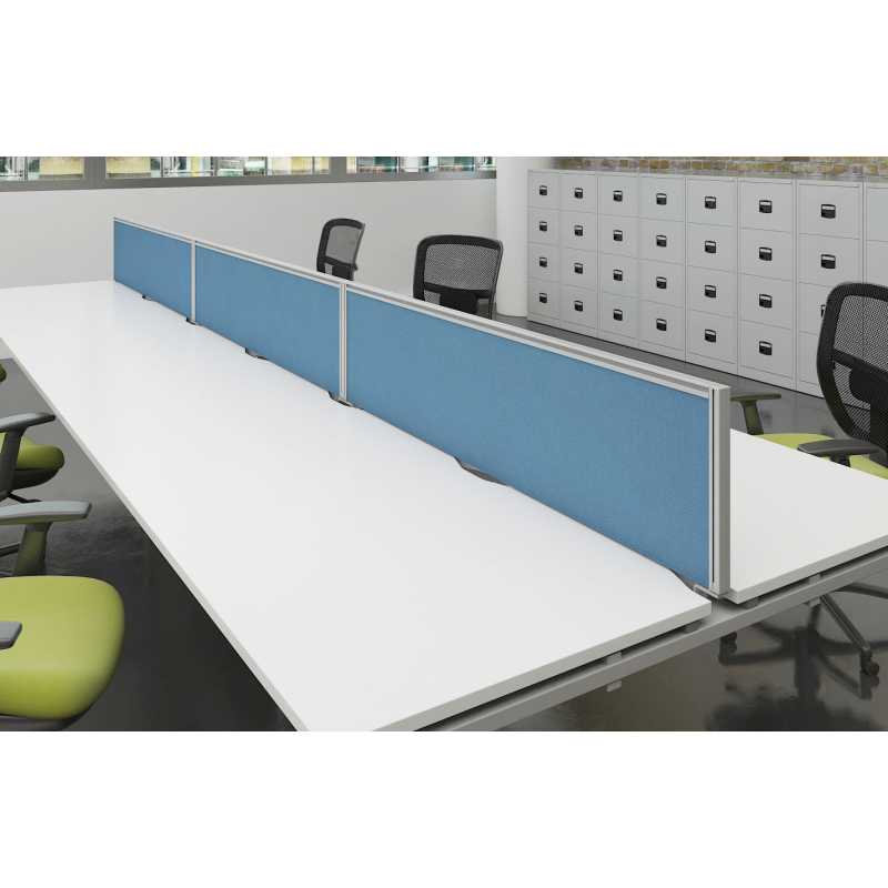 Aluminium Frame Fabric Desktop Screens, Full choice of Colours