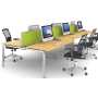 Adapt 2 Person Desk with Sliding Tops