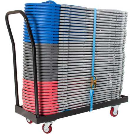 Flatbed removal trolley for Folding Chairs
