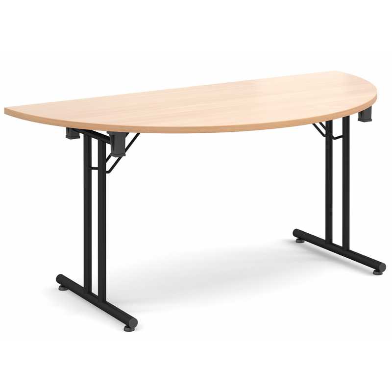 Semi Circular Folding Tables with Folding Legs