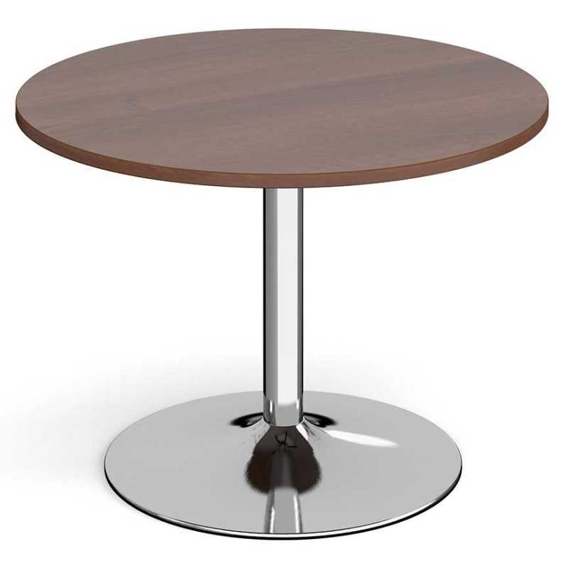 Circular Trumpet Base Meeting Table