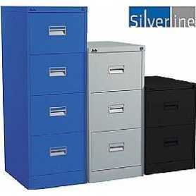 Silverline Midi Filing Cabinets