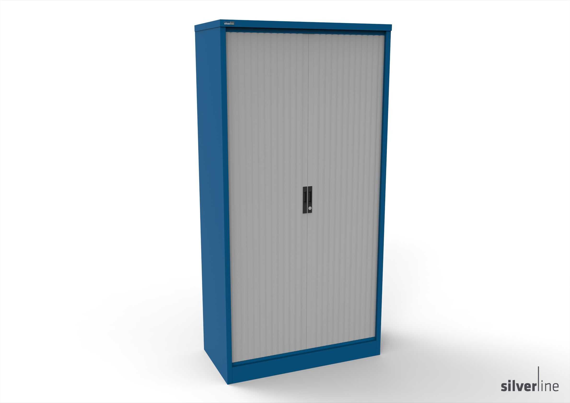 Narrow Silverline M Line Tambour Cupboard
