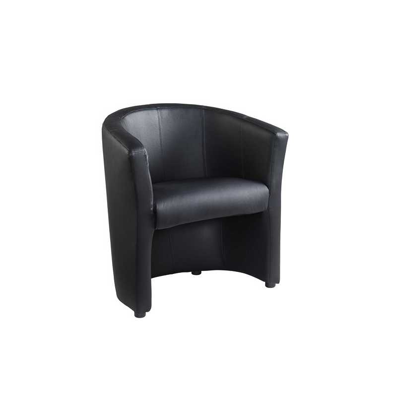London Leather Faced Tub Chair