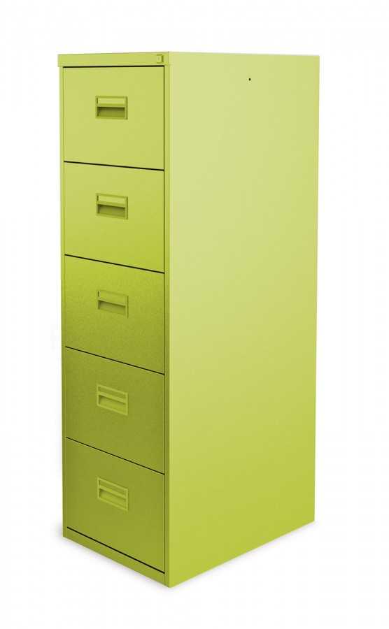 Silverline 5 Drawer Filing Cabinet