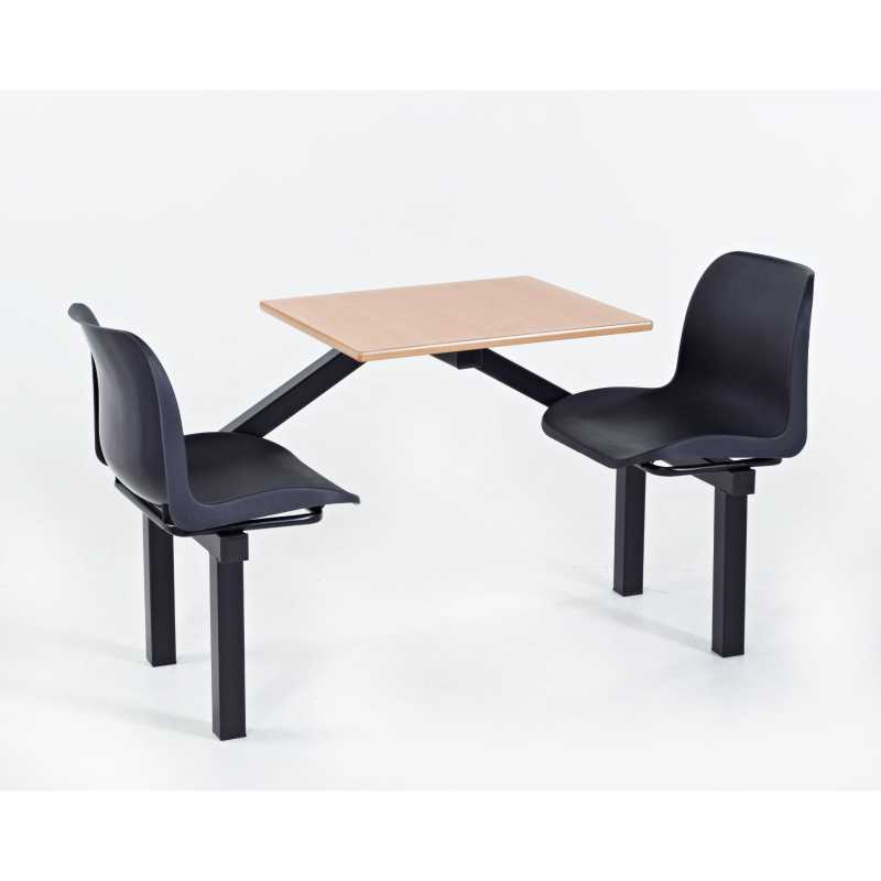 Combined Tables and Chairs for Canteens.