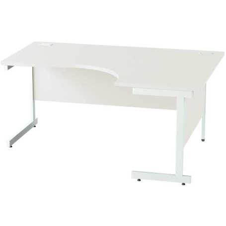 Satellite Crescent desk with Cantilever frame