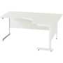 Satellite Crescent desk with Cantilever frame