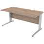 Everyday double wave desk with Cantilever frame