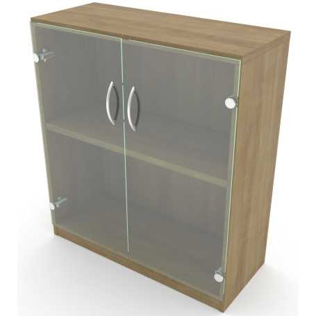 Glass Fronted Offcie Bookcase