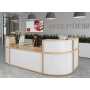 Denver 45Degree Curved Modular Reception Unit