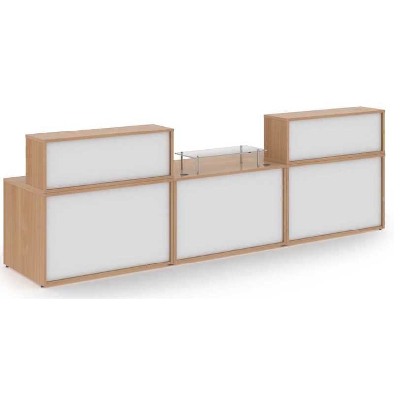 Straight Reception Counter Unit Cost Effective Reception Desk Ideas
