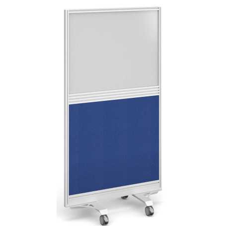 Combined Fabric and Whiteboard Office Screen