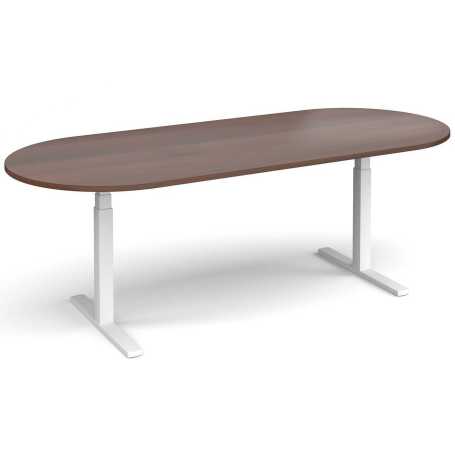 Elev8 Rounded End Height Adjustable Boardroom Table