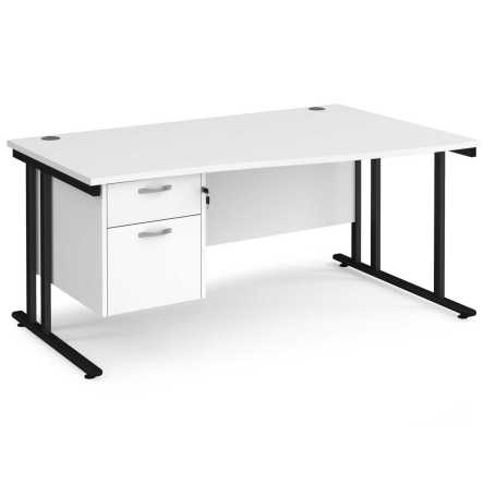 Maestro 25 Fixed Pedestal Wave Desk