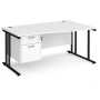 Maestro 25 Fixed Pedestal Wave Desk