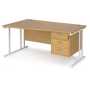 Maestro 25 Fixed Pedestal Wave Desk