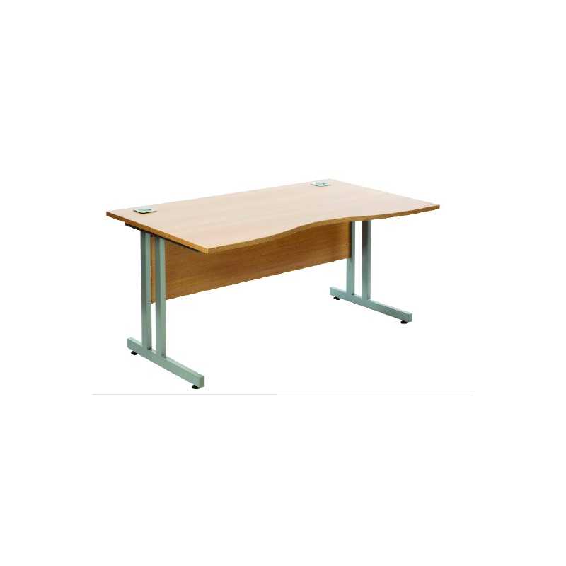 Triumph Large Double Wave Desk 1000/1000mm depth