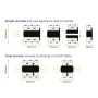 Barrett Steel Fast Food Seating Dimensions